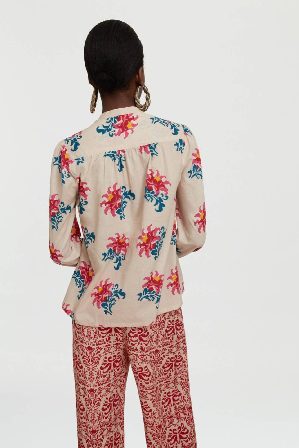 Lisa Corti Camicia Batumi Tangeri Rose Cream