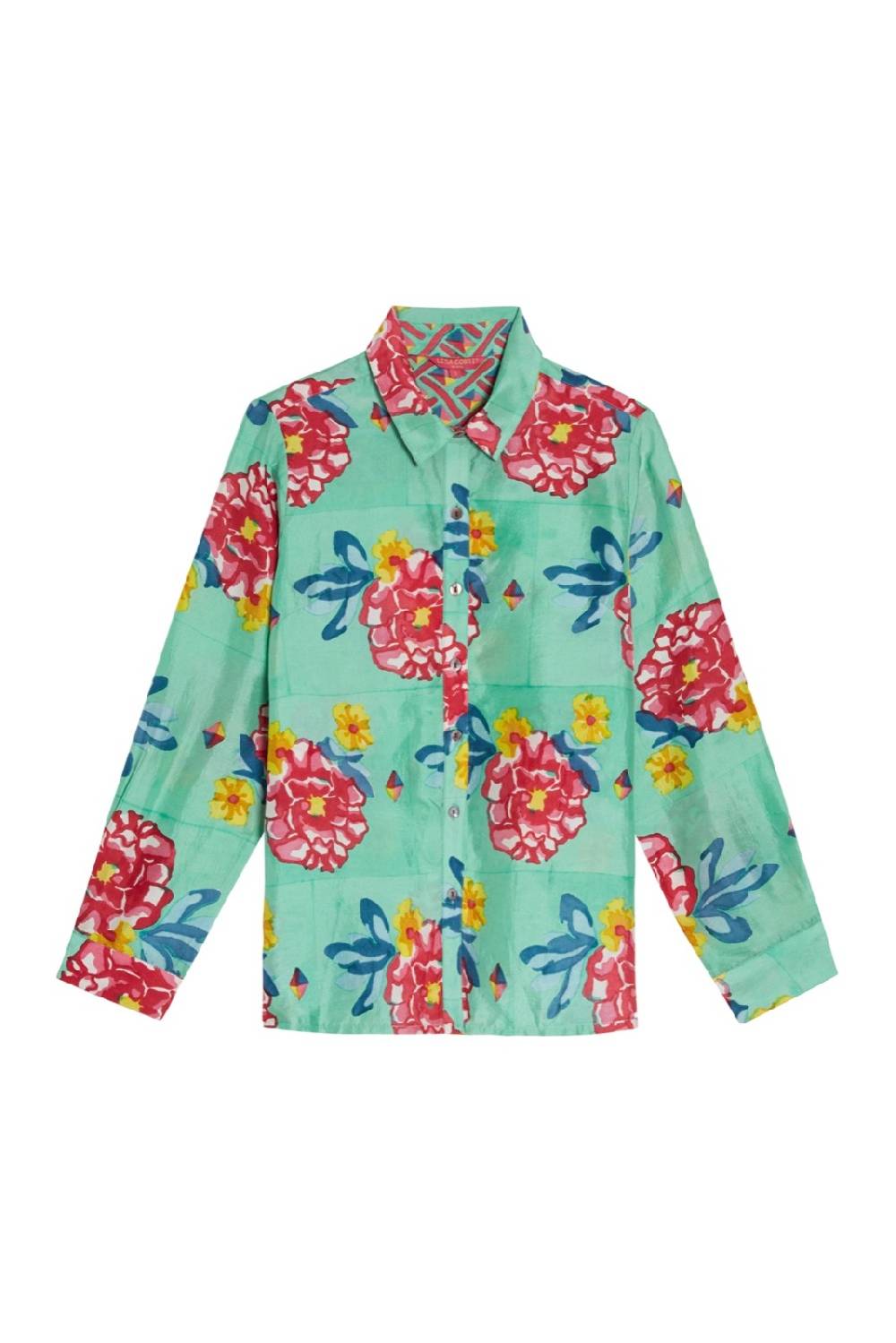 Lisa Corti Camicia Bella Ramye Aqua