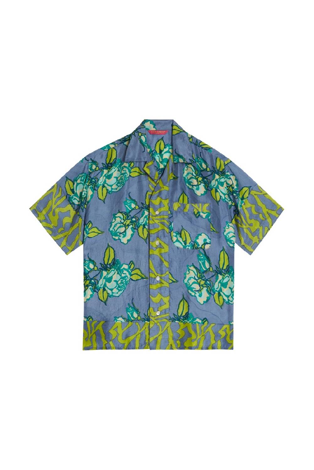 Lisa Corti Camicia Bowling Rosa Spina Glicine