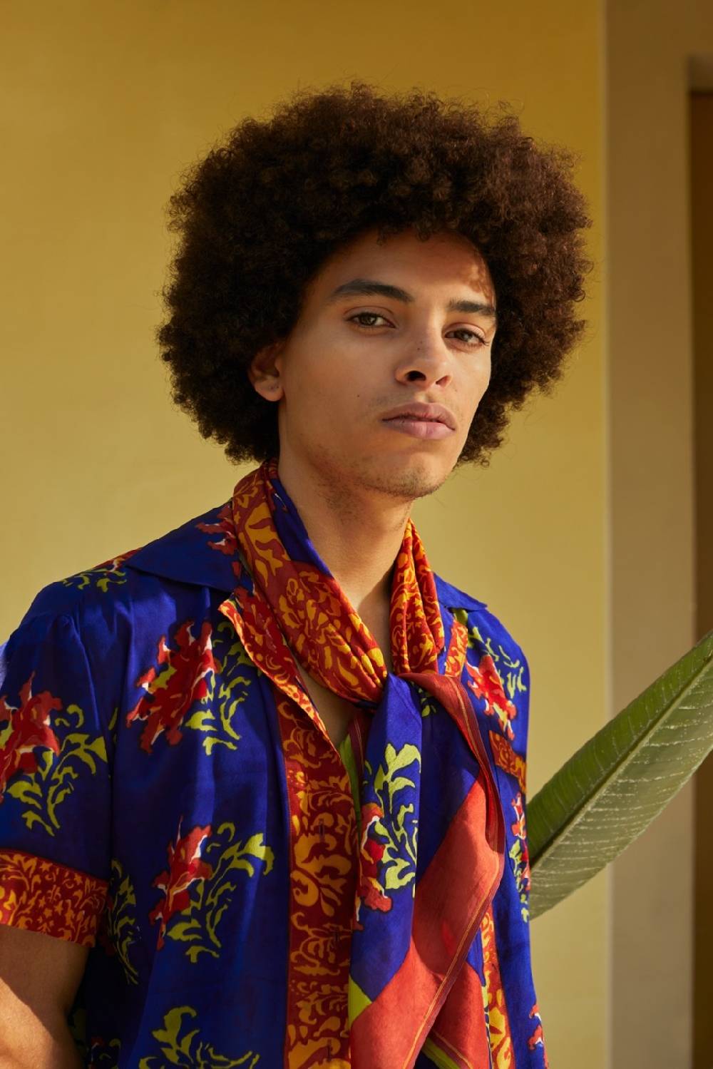 Lisa Corti Camicia Foulard Tangeri Flower Purple