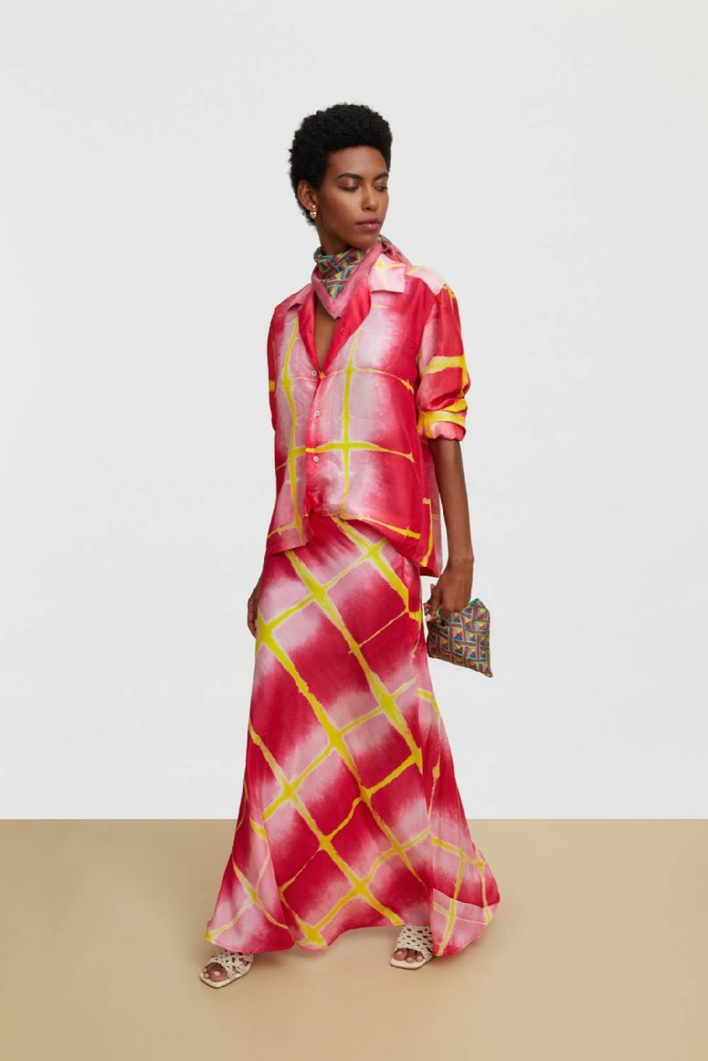 Lisa Corti Camicia Onda Tangra Pink