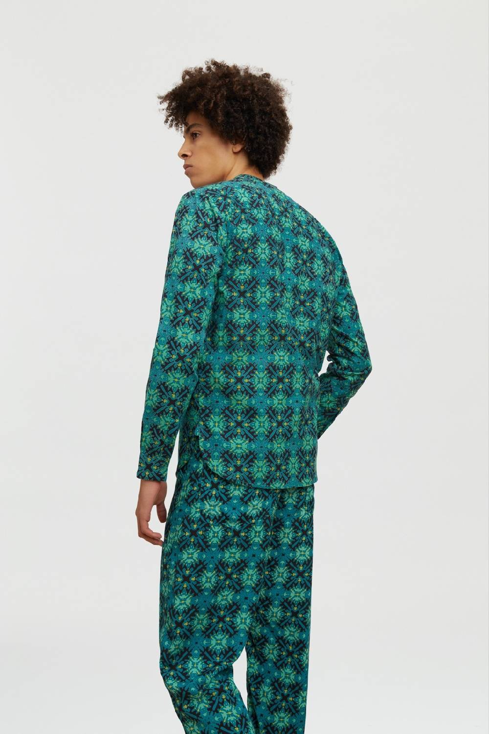 Lisa Corti Camicia Santorini Morocco Design Black