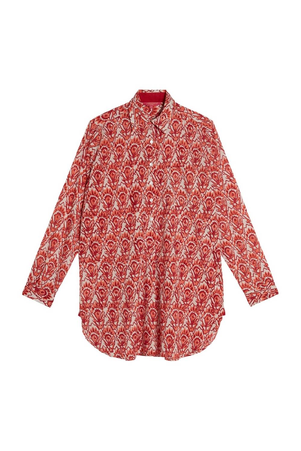 Lisa Corti Camicia Ube Parrot Rany