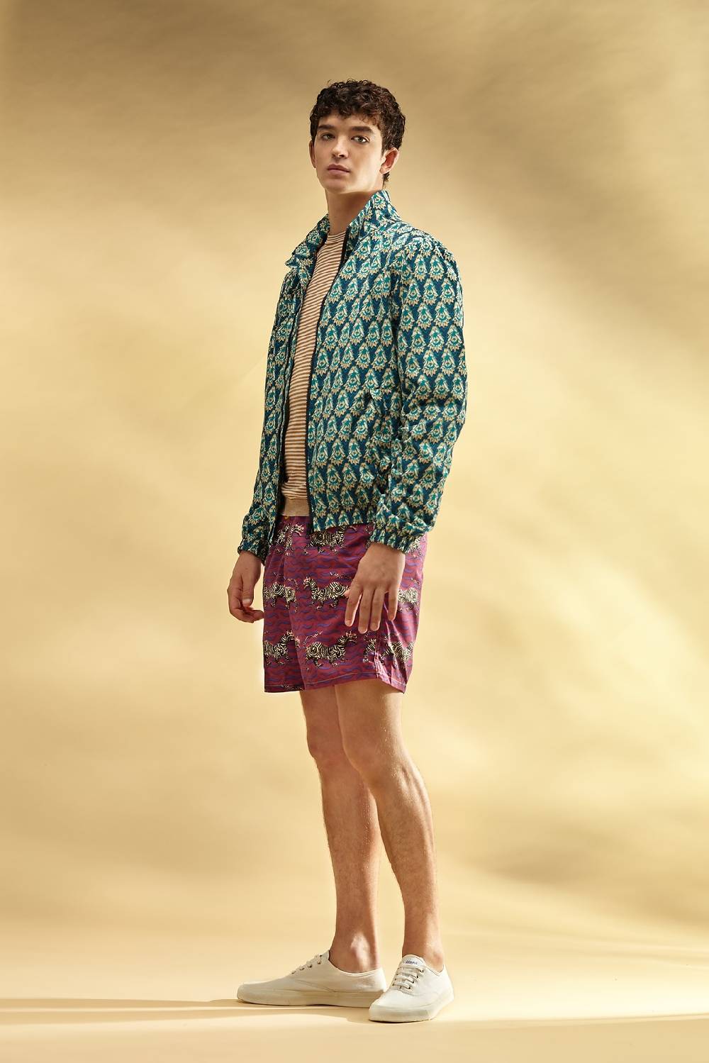 Lisa Corti Costume Dragon Tiger Allover Purple