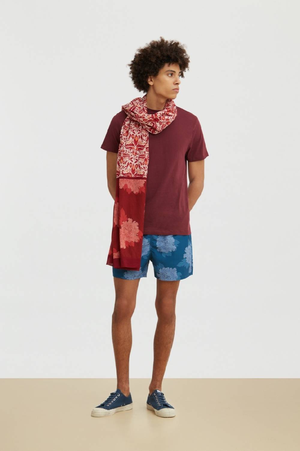 Lisa Corti costume patmos abhanery peony blue