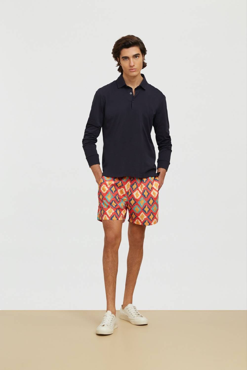 Lisa Corti costume patmos hima red