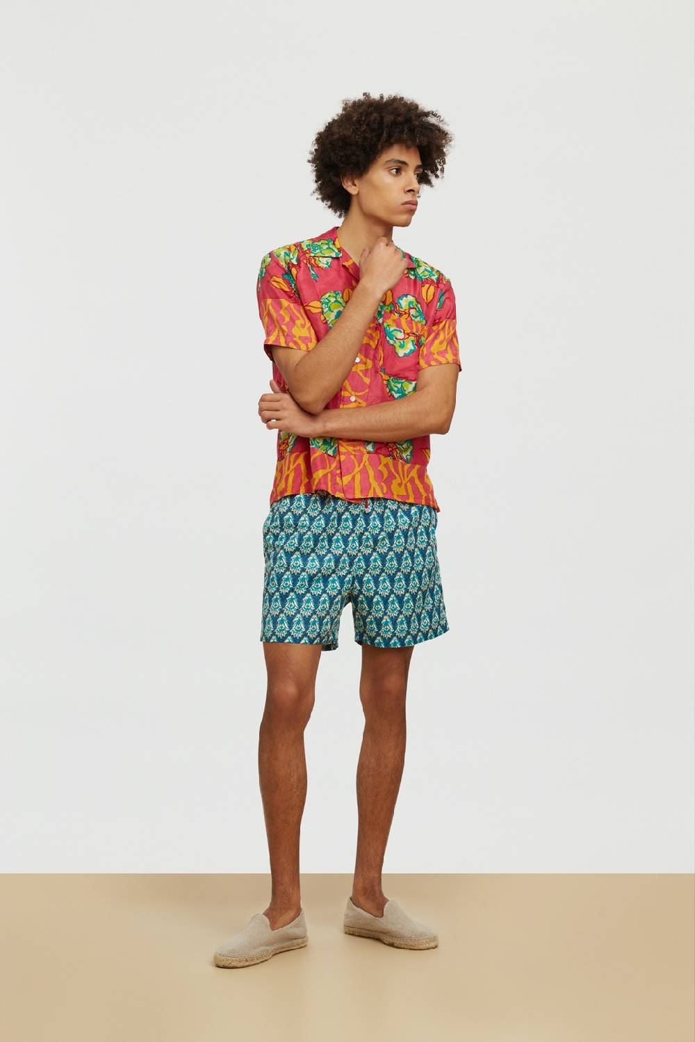 Lisa Corti costume patmos manparrot peacock