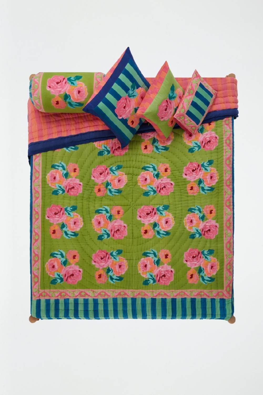 Lisa Corti Cuscino Cotone 30x40cm Nizam Acid Green