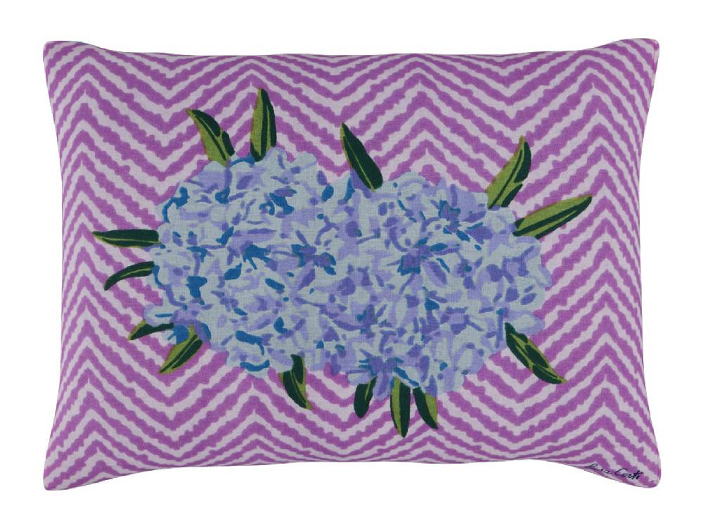Lisa Corti cuscino cotone 30x40cm oleander lilac