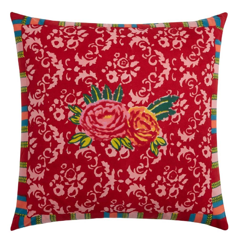 Lisa Corti federa cotone 60x60cm love red