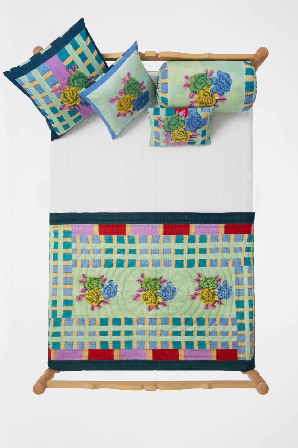 Lisa Corti Federa Cotone Rullo Paloma Ankara Aqua