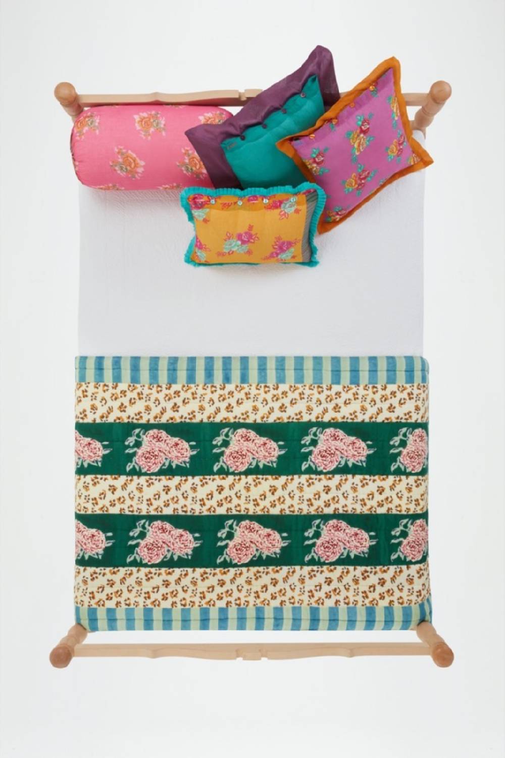 Lisa Corti Federa Organza 45x45cm Jade Dust Violet