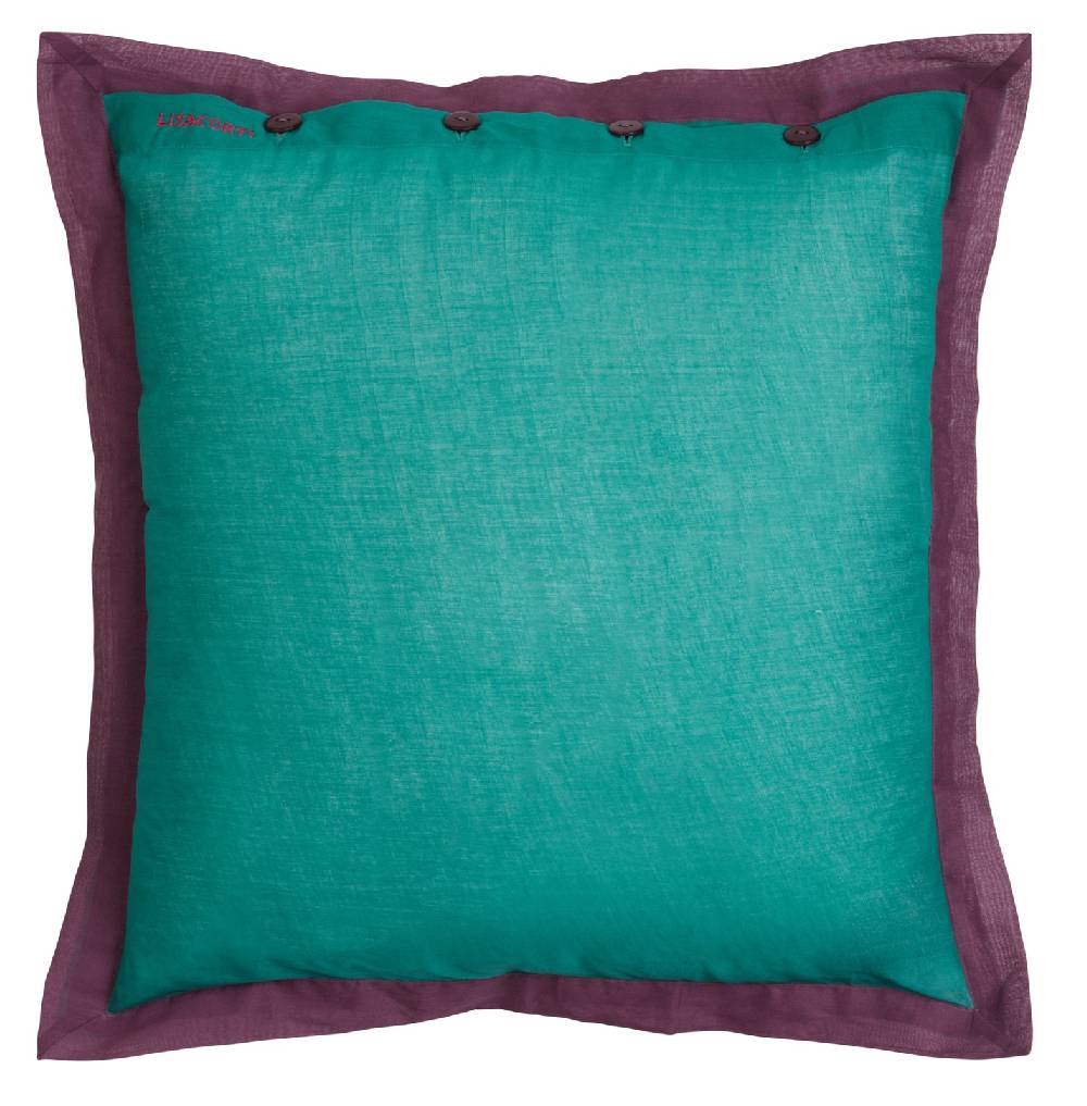 Lisa Corti Federa Organza 45x45cm Jade Dust Violet