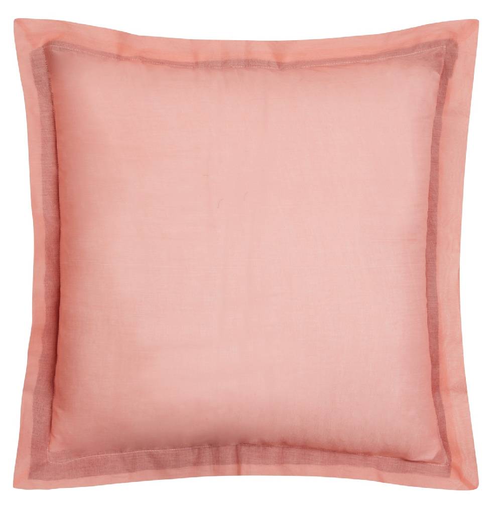 Lisa Corti Federa Organza 45x45cm Maroon Peach
