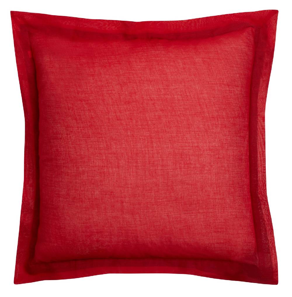 Lisa Corti Federa Organza 45x45cm Peacock Red