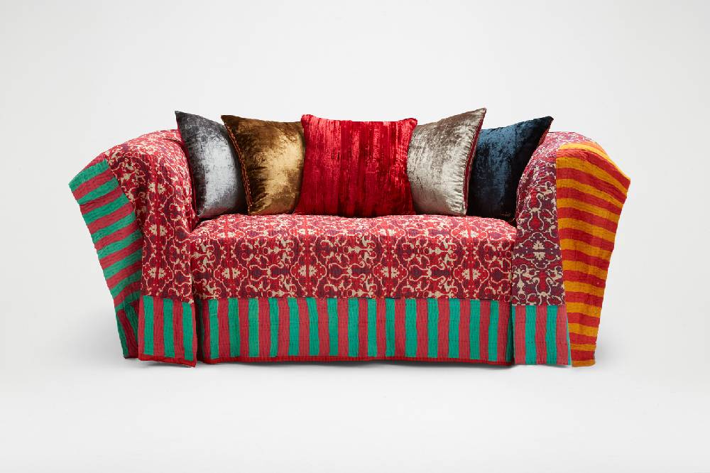 Lisa Corti Federa Velluto 45x45cm Grey