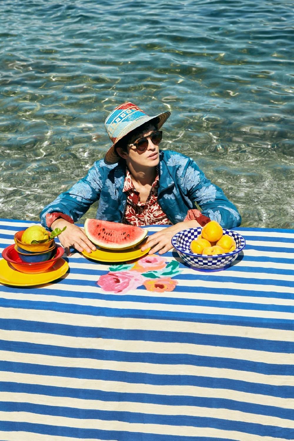 Lisa Corti Giacca Meltemi Abhanery Peony Blue