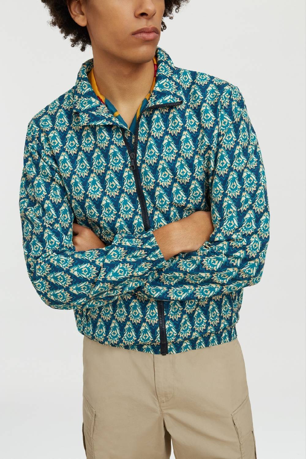 Lisa Corti Giacca Meltemi Parrot Peacock