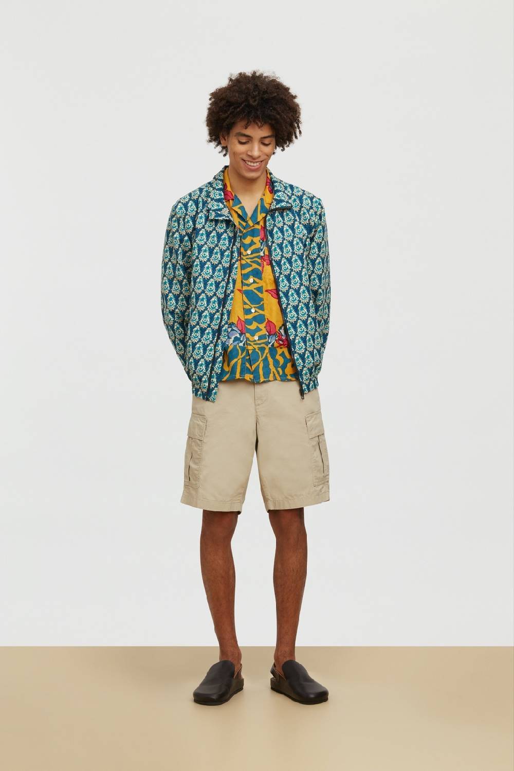 Lisa Corti Giacca Meltemi Parrot Peacock