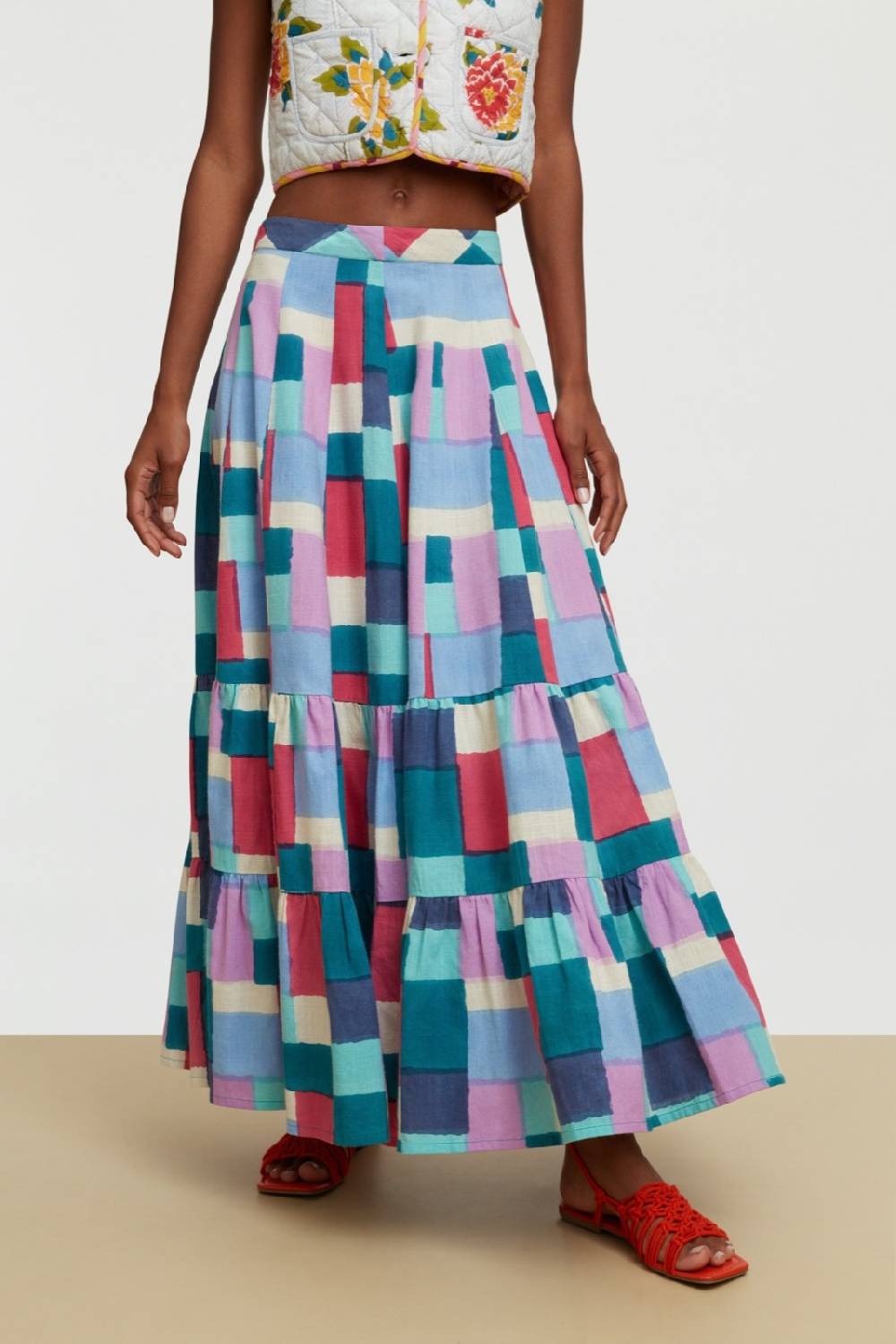 Lisa Corti Gonna Chandra Geesband Peacock