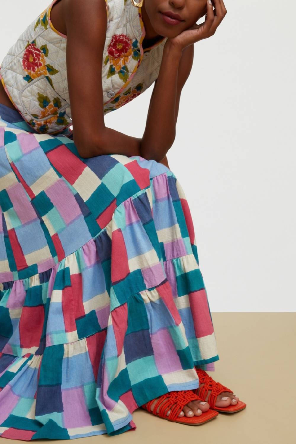 Lisa Corti Gonna Chandra Geesband Peacock