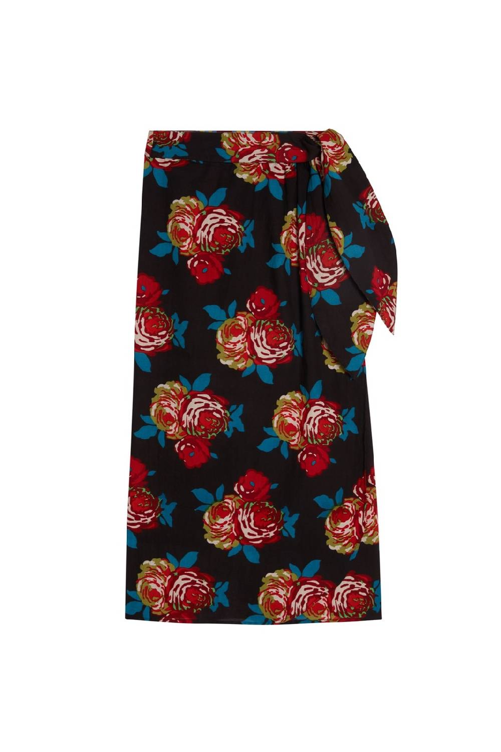 Lisa Corti Gonna Pareo Bold Rose Black