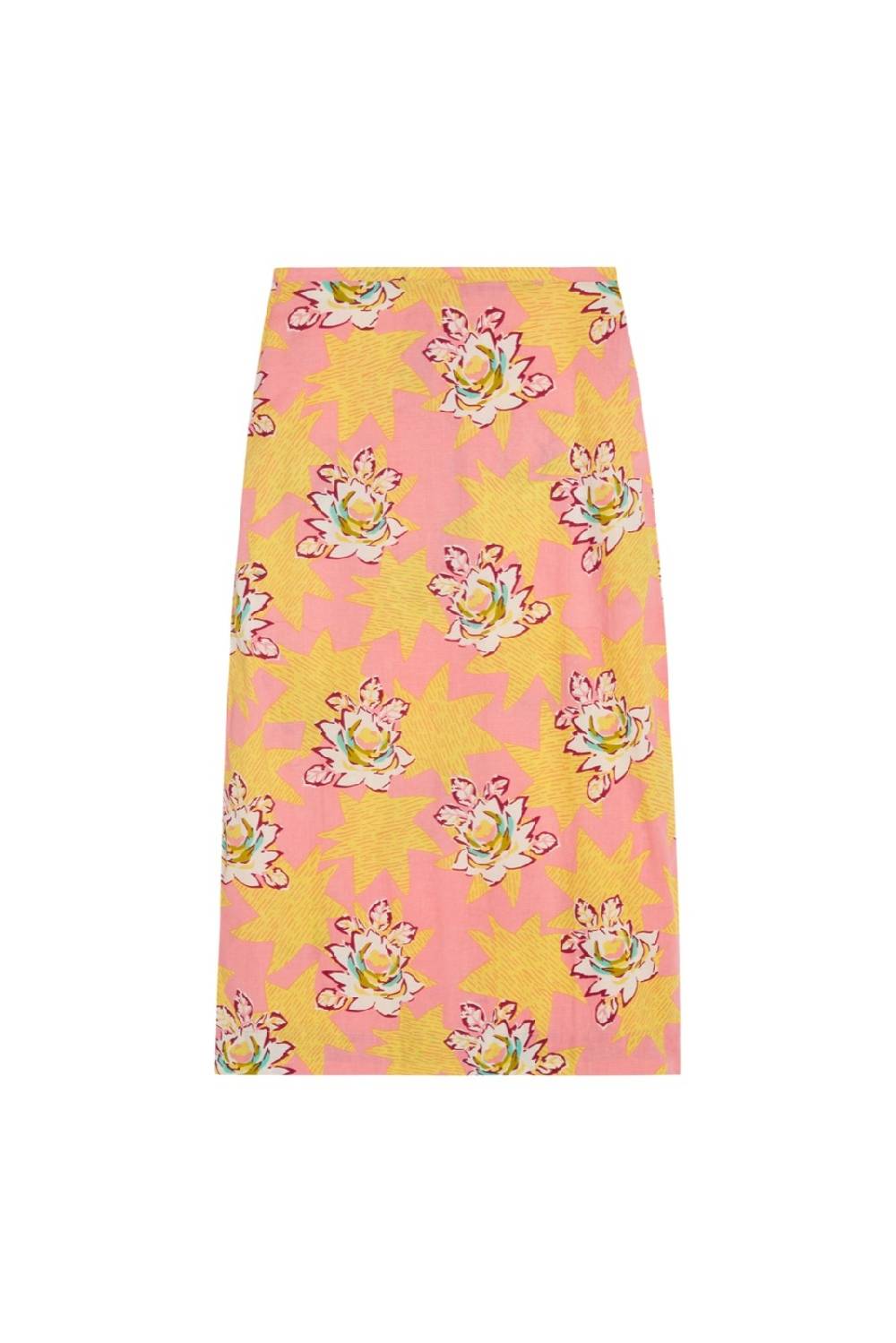 Lisa Corti Gonna Tubino Star Flower Light Pink