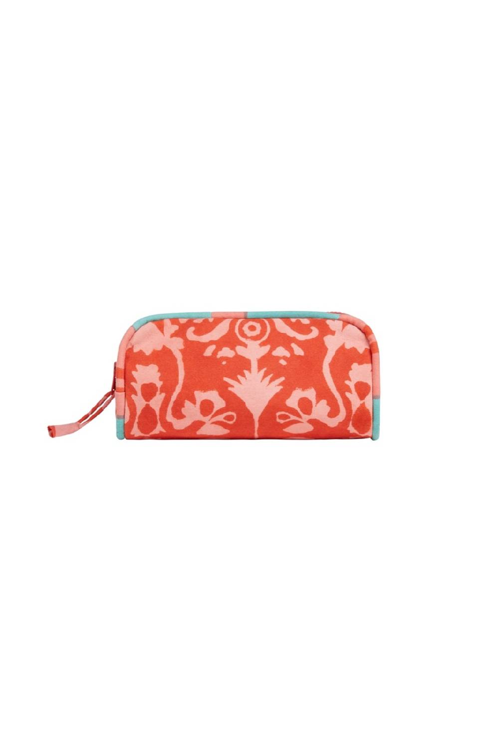 Lisa Corti goretta pouch small damask design red
