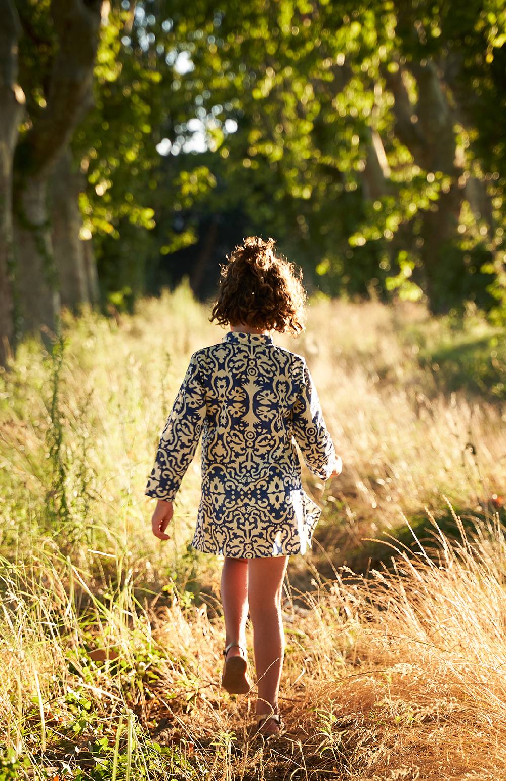 Lisa Corti Kurta Bambino Leopard Flower Yellow