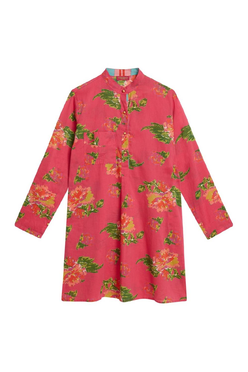Lisa Corti Kurta Corta Azhar Flower Fuxia