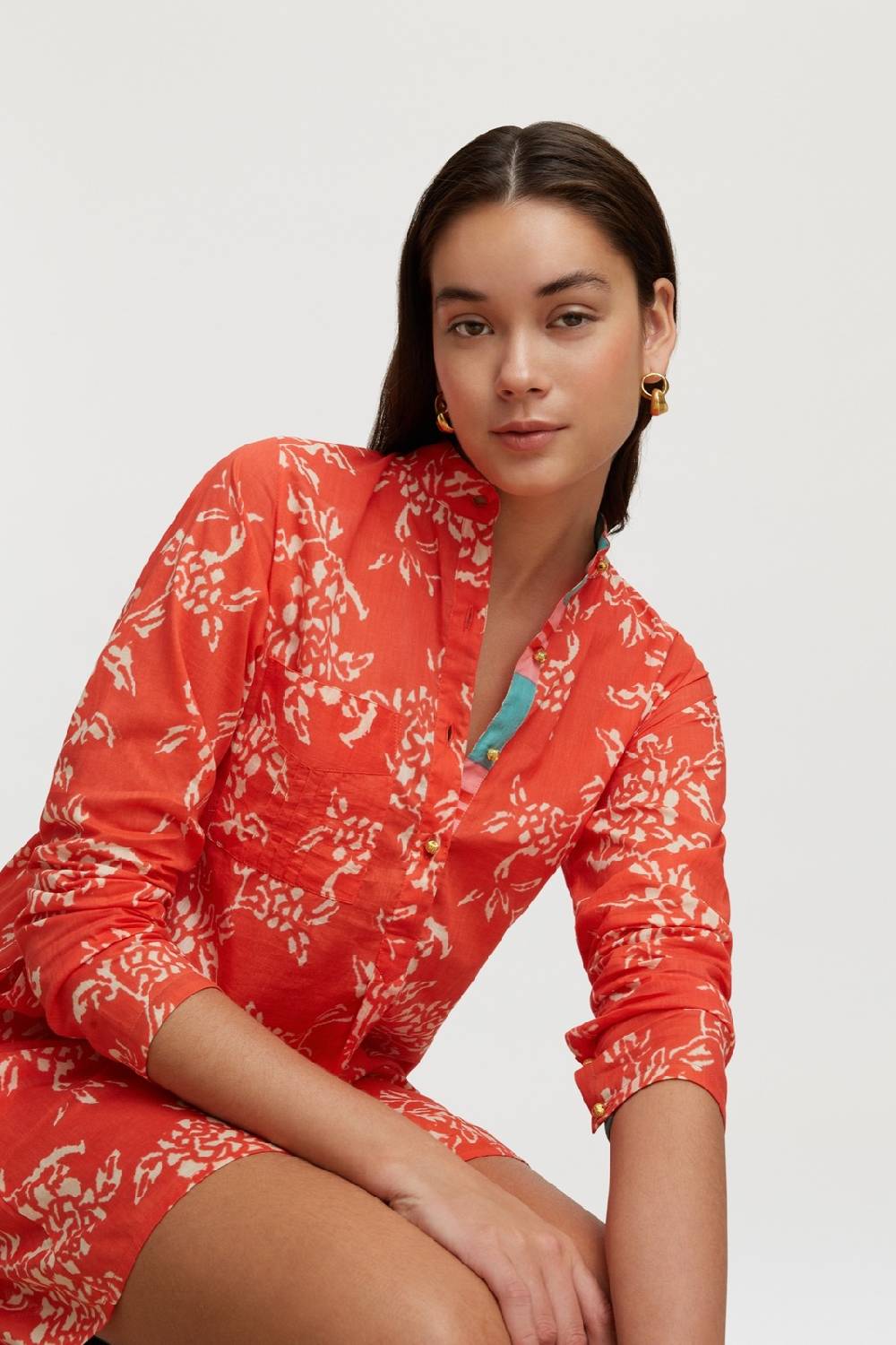 Lisa Corti Kurta Corta Kandem Design Coral