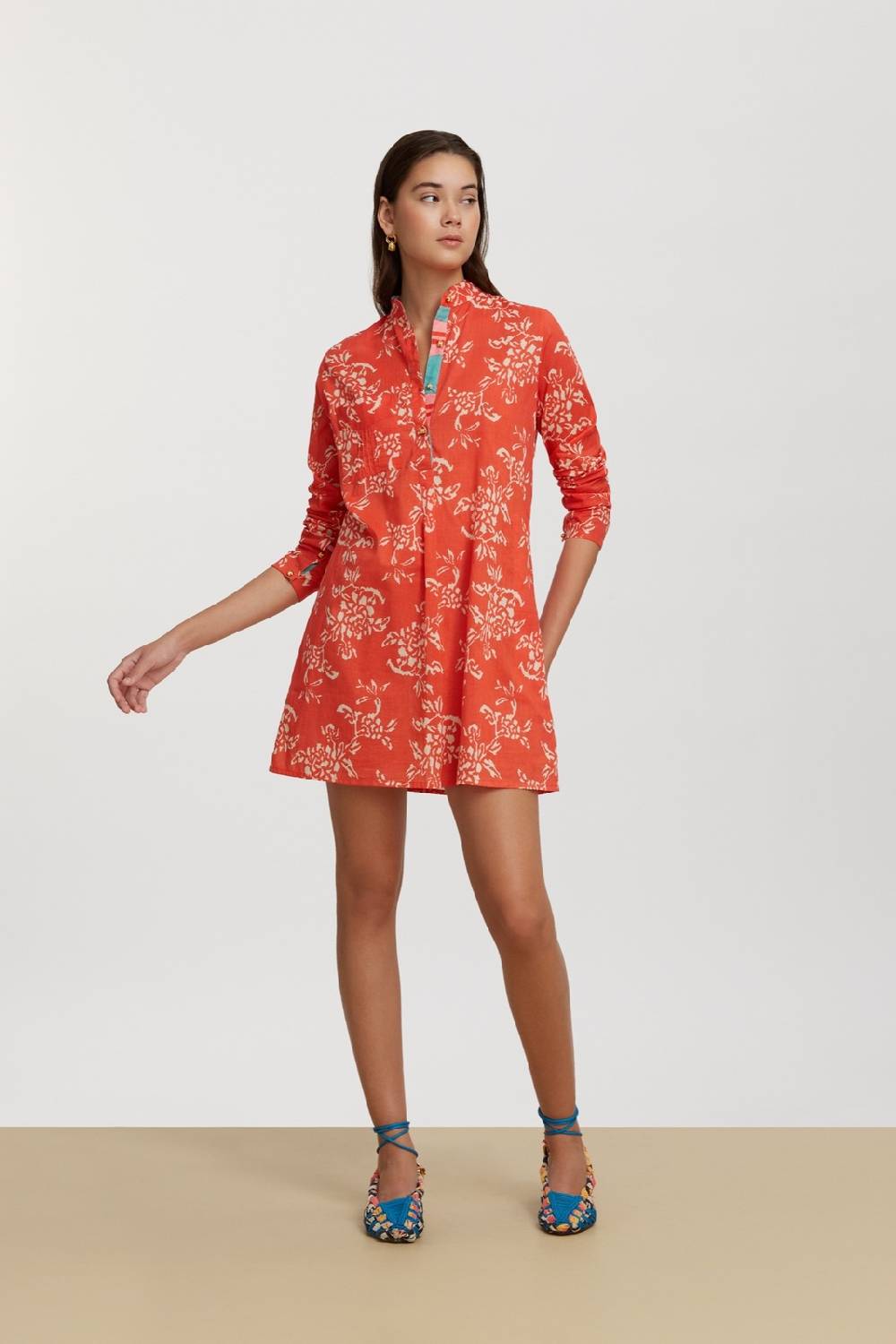 Lisa Corti kurta corta kandem design coral
