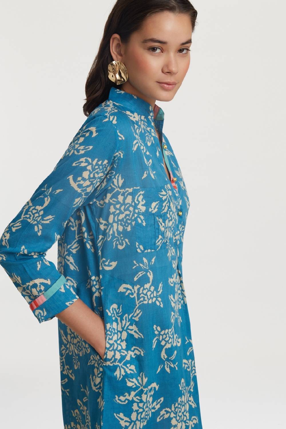 Lisa Corti Kurta Corta Kandem Design Turquoise