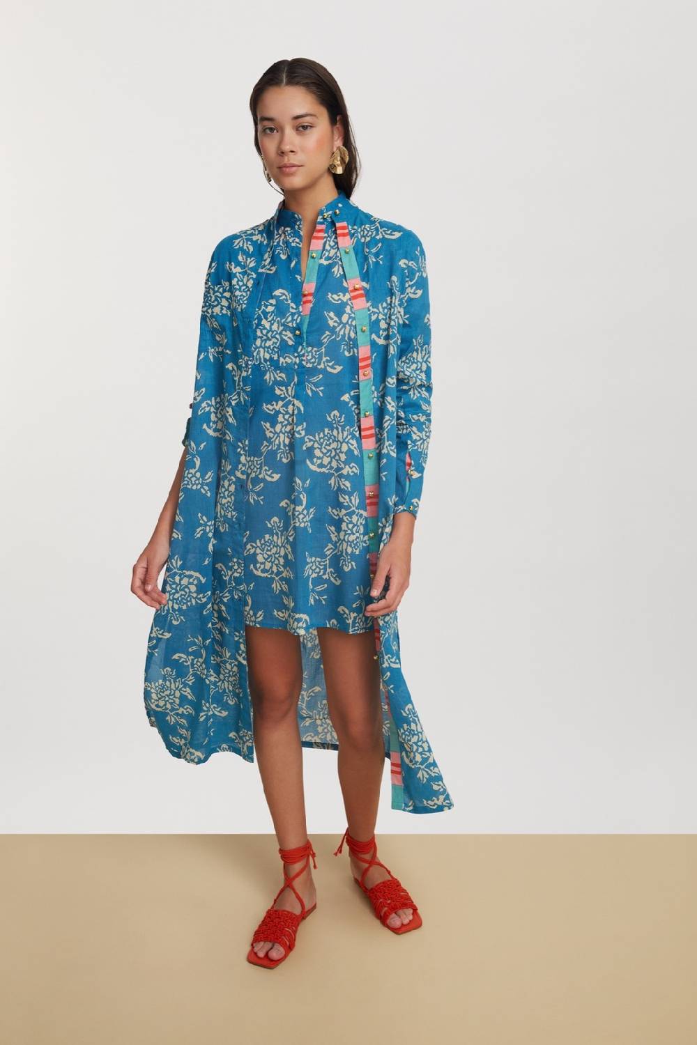 Lisa Corti Kurta Corta Kandem Design Turquoise