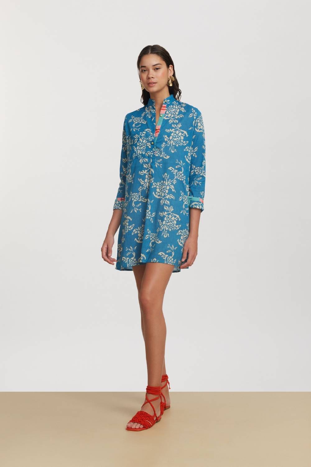 Lisa Corti kurta corta kandem design turquoise