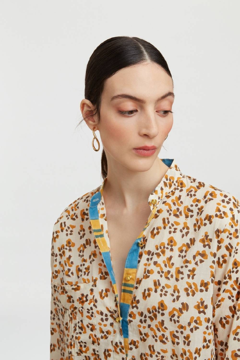 Lisa Corti Kurta Corta Leopard Touch Butter