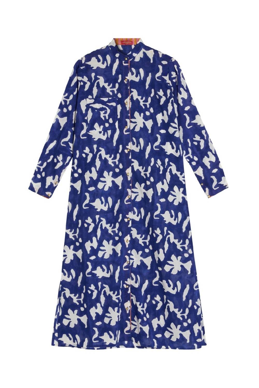 Lisa Corti Kurta Lunga Aperta Blue Pot Royal Blue