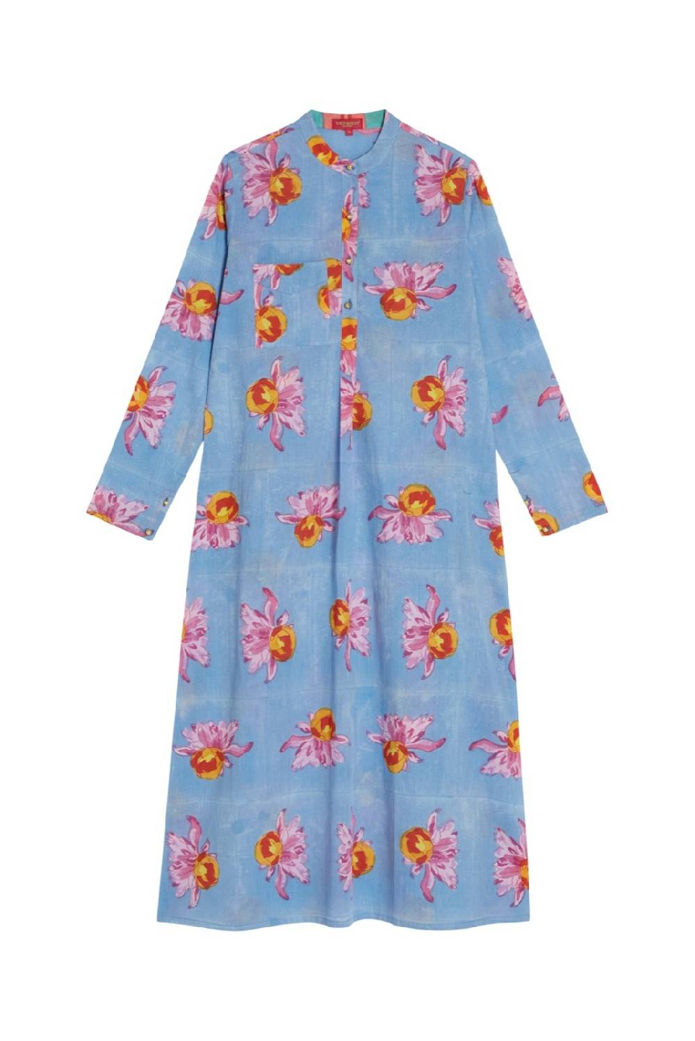 Lisa Corti Kurta Lunga Arabesque Flower Light