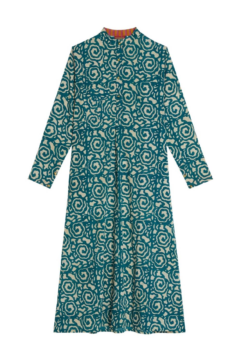 Lisa Corti Kurta Lunga Spiral Peacock Natural