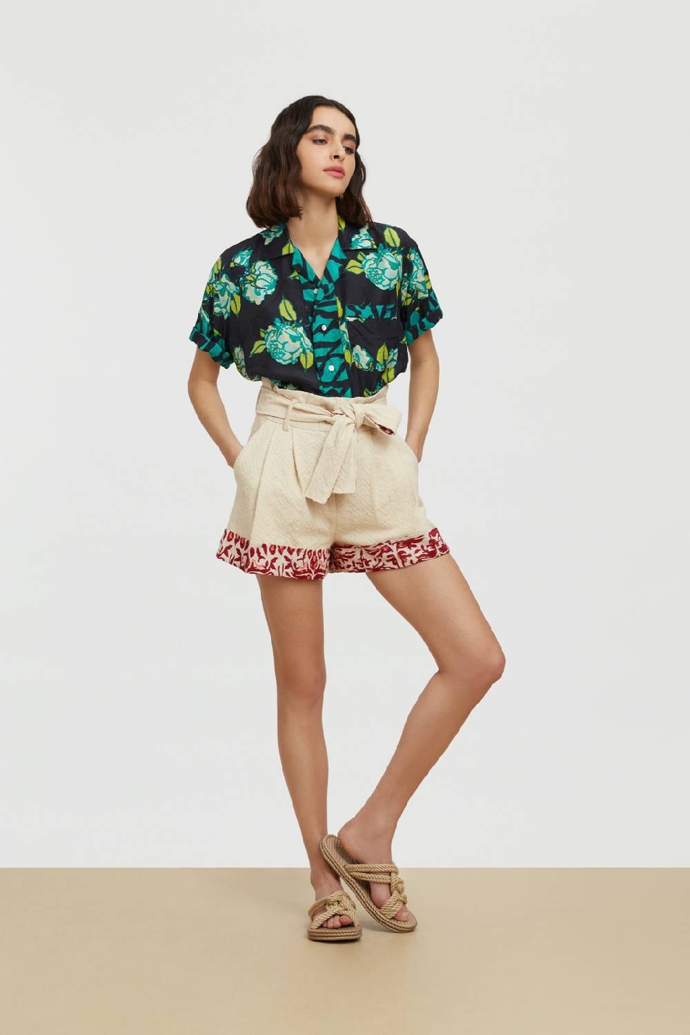 Lisa Corti Pantaloncini Tbilisi White Off White