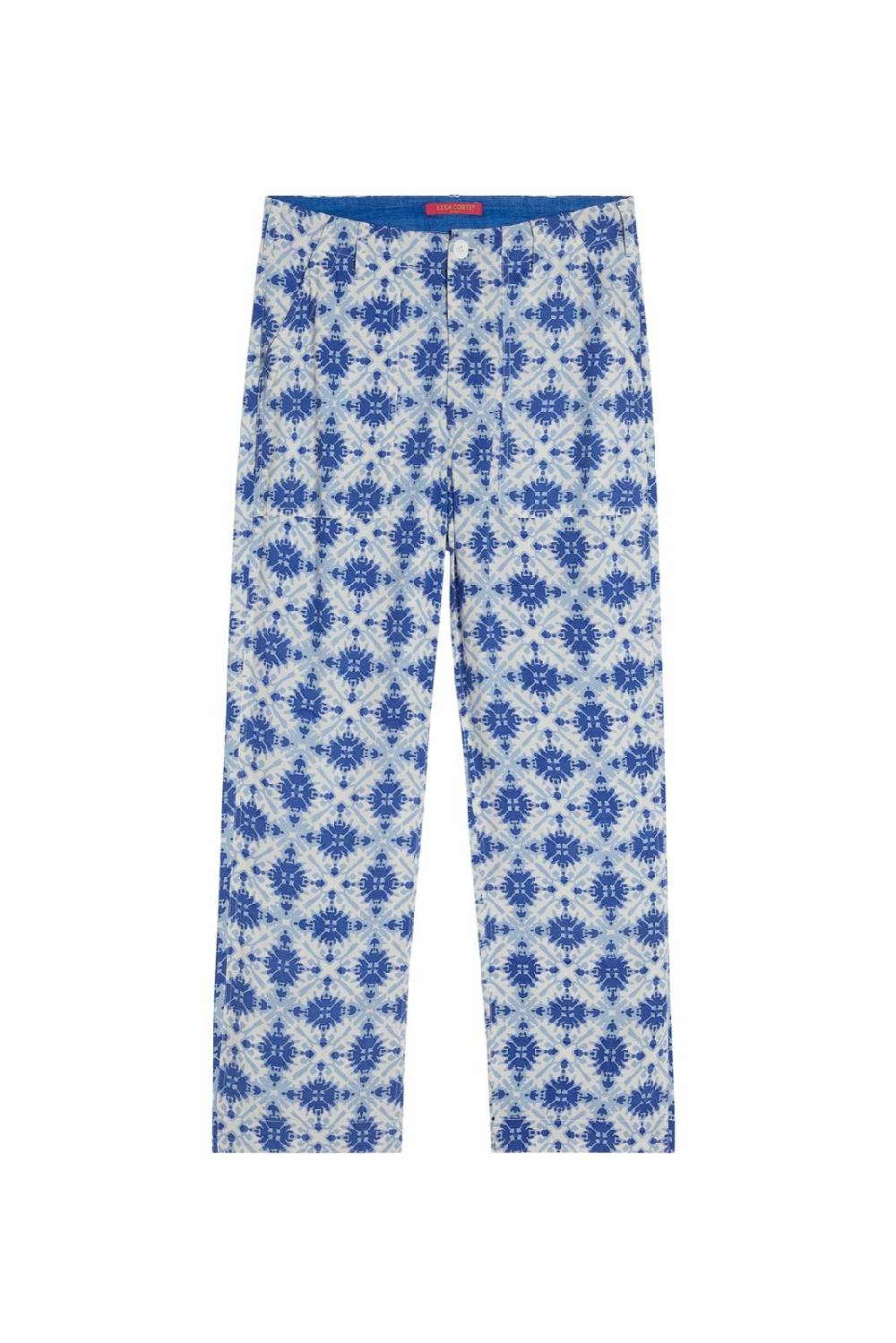 Lisa Corti Pantalone Dinghi Marocco Design Blue