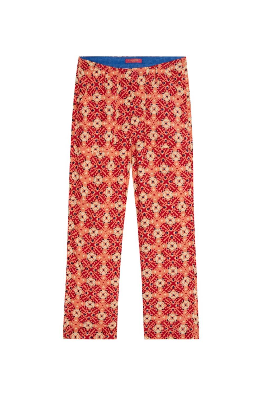 Lisa Corti Pantalone Dinghi Marocco Design Red