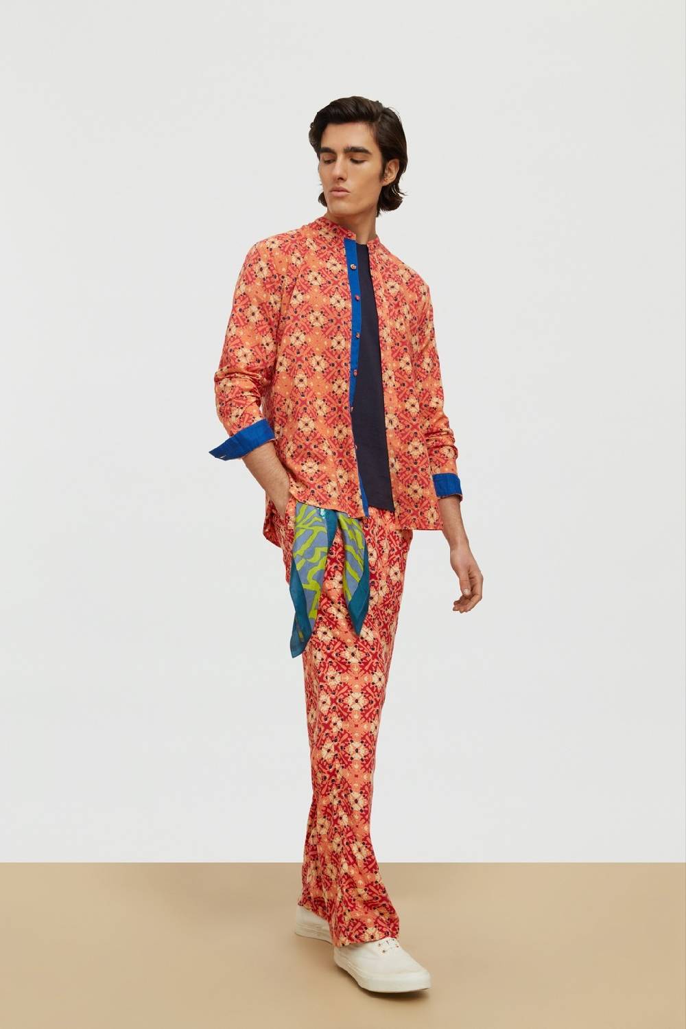 Lisa Corti pantalone dinghi marocco design red