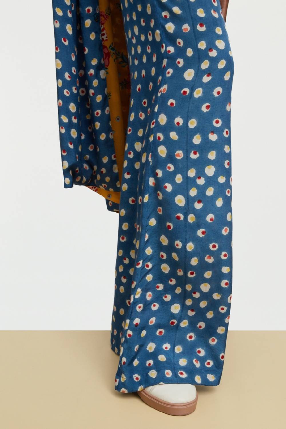 Lisa Corti Pantalone Evelyn Bukhara Dots Teal