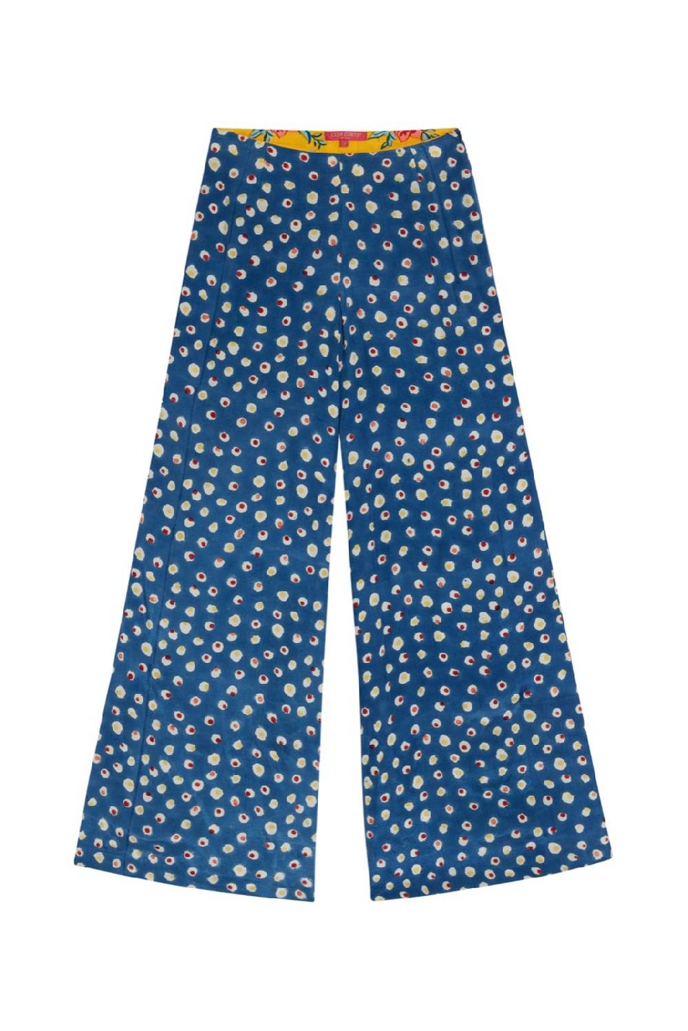 Lisa Corti Pantalone Evelyn Bukhara Dots Teal