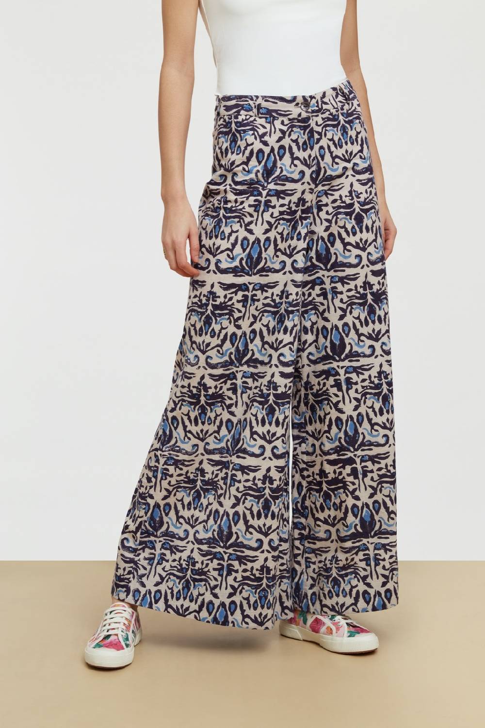 Lisa Corti Pantalone Love Abhanery Damasque Black