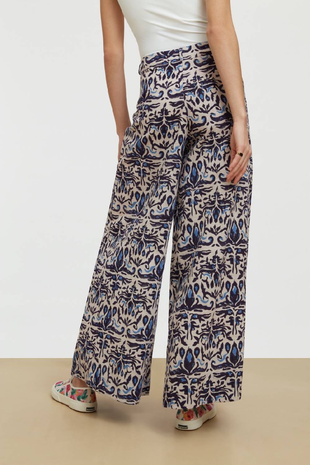 Lisa Corti Pantalone Love Abhanery Damasque Black