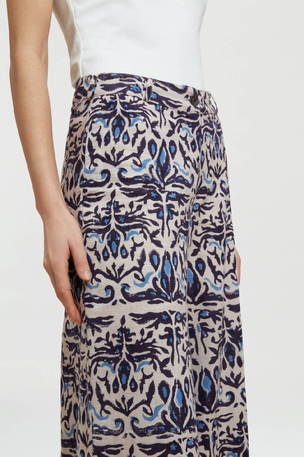 Lisa Corti Pantalone Love Abhanery Damasque Black