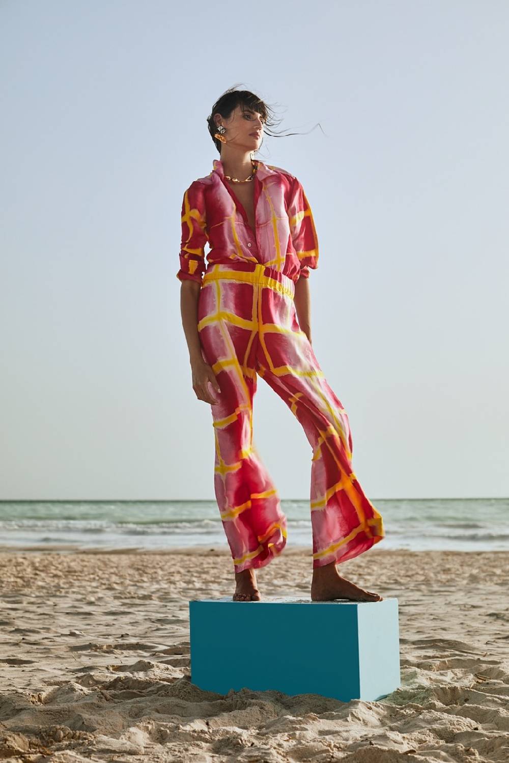 Lisa Corti Pantalone Onda Tangra Pink