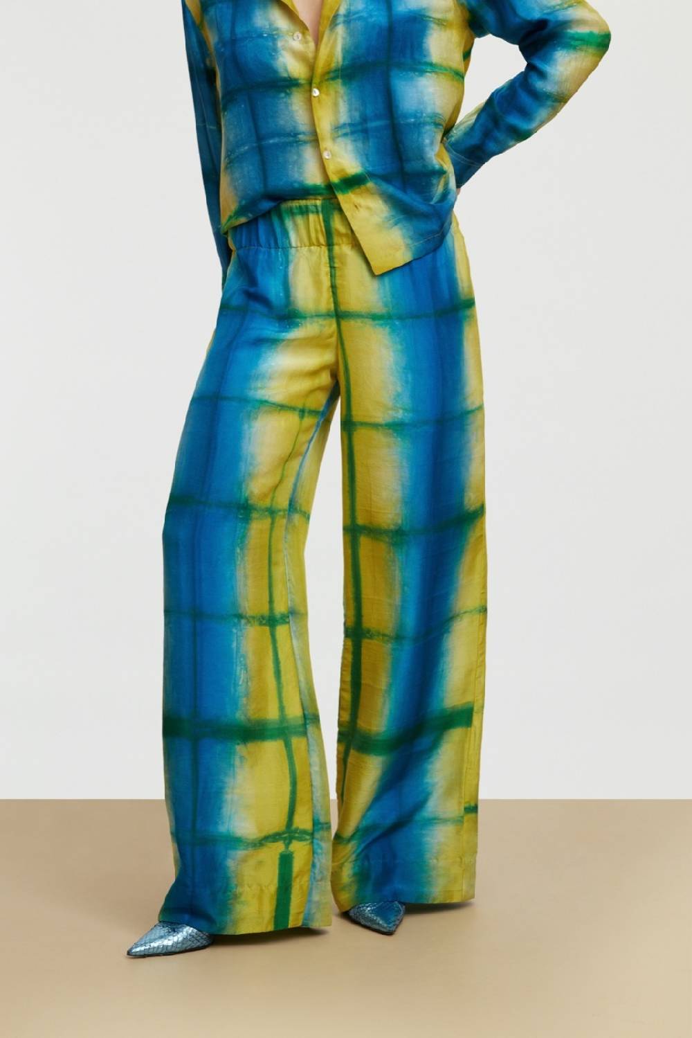 Lisa Corti pantalone onda tangra sulphur